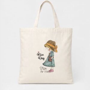 Printed Tote Nice day
